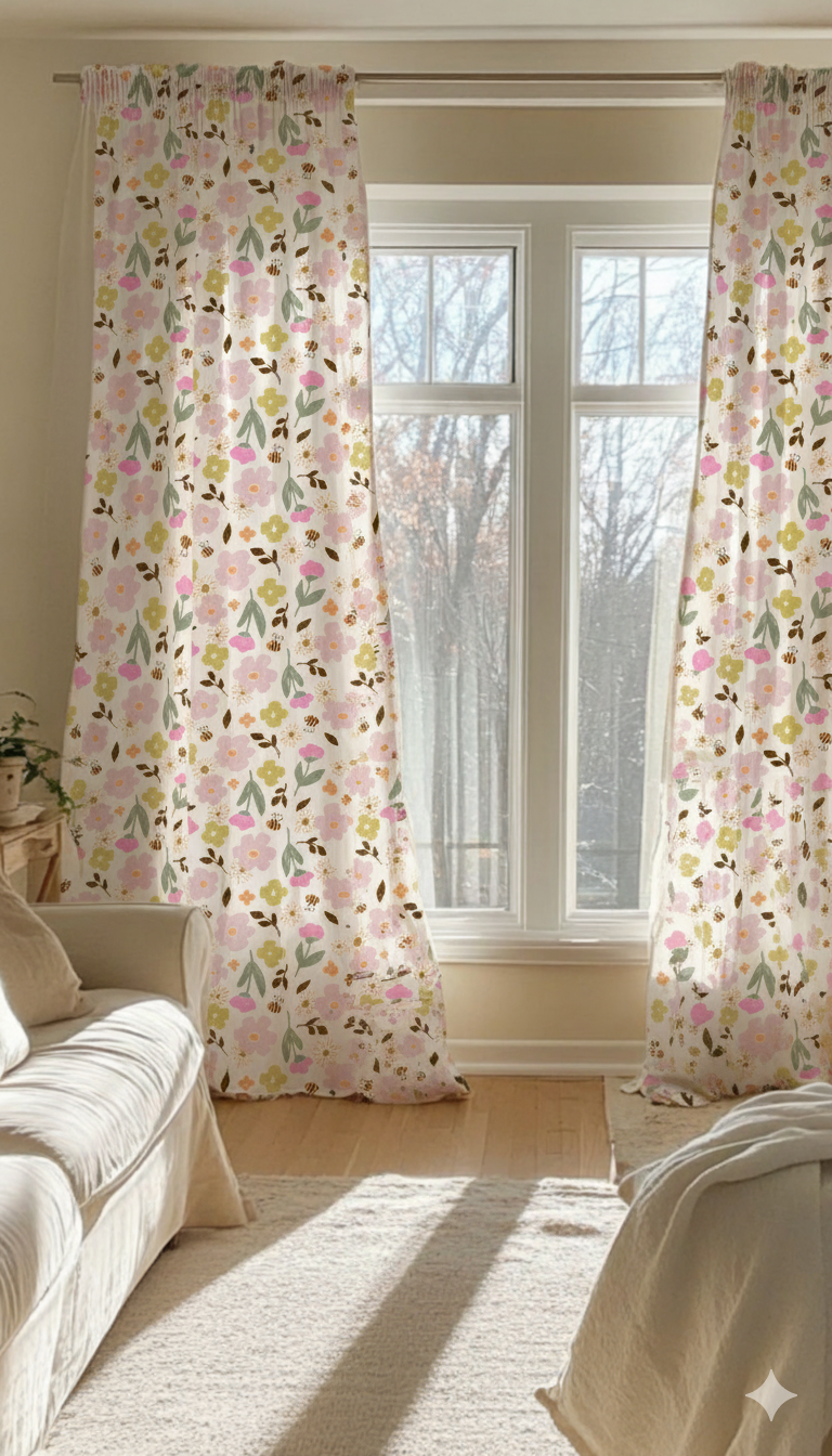 Floral Curtain